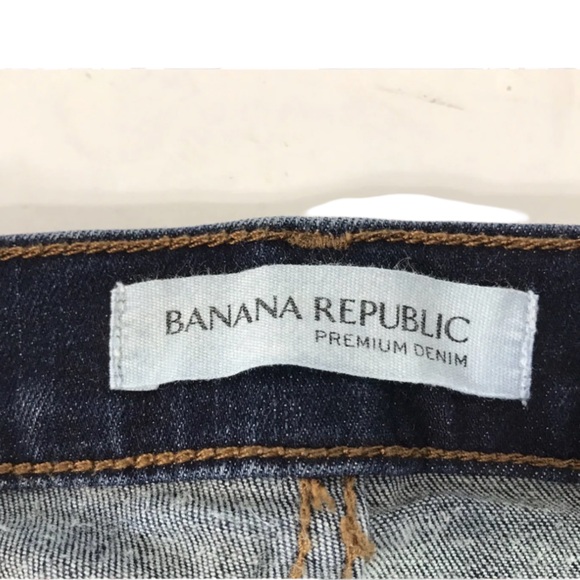 Banana Republic Dark Wash Premium Denim Skinny Jeans size 29 - Picture 3 of 7